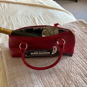 NWT Wine Clutch with corkscrew